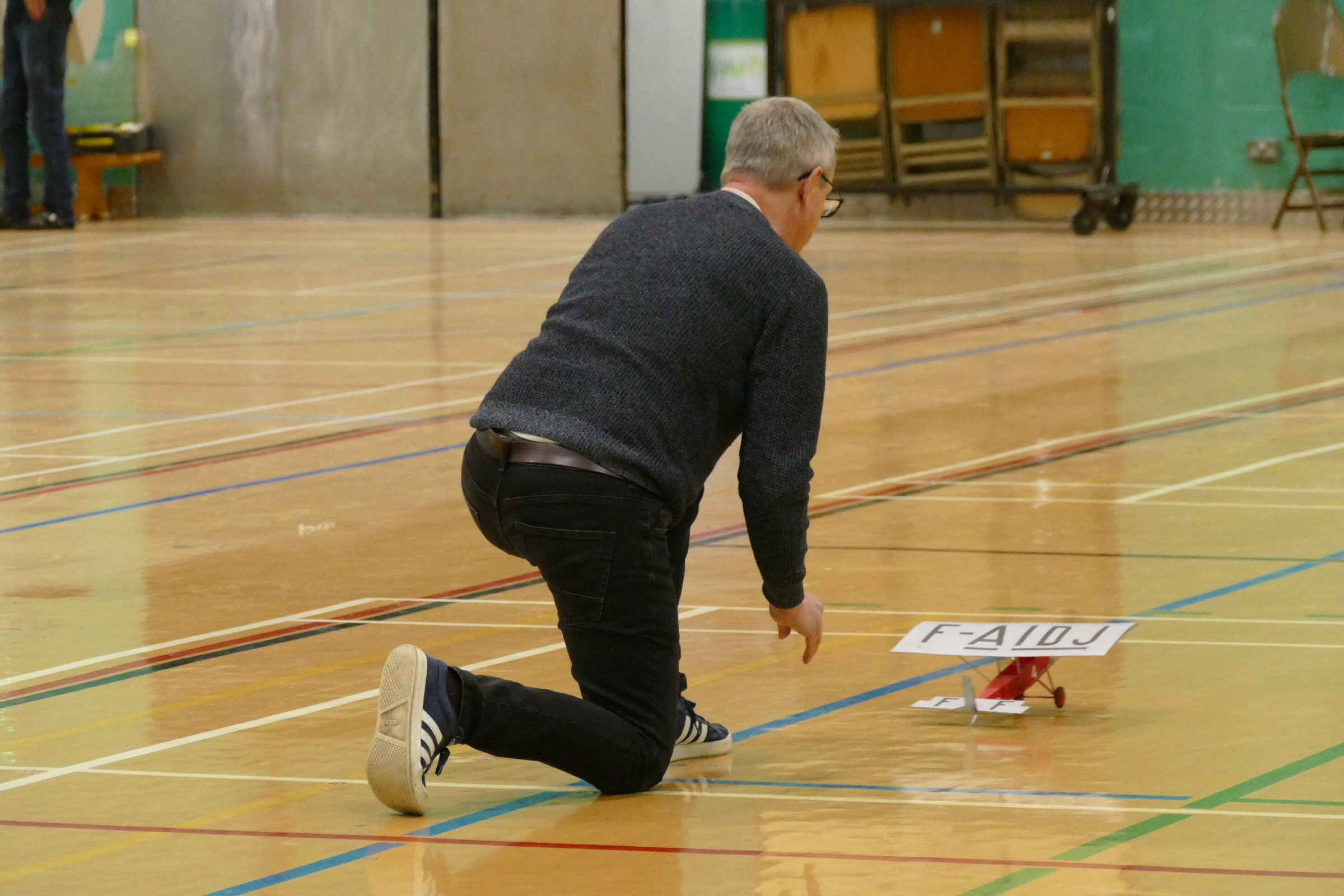 John Cooper Farman Carte Postale Bushfield 29th March 2026 he then went on to win intermediate Scale using his Farman Carte Postale at the BMFA indoor championships 2026.