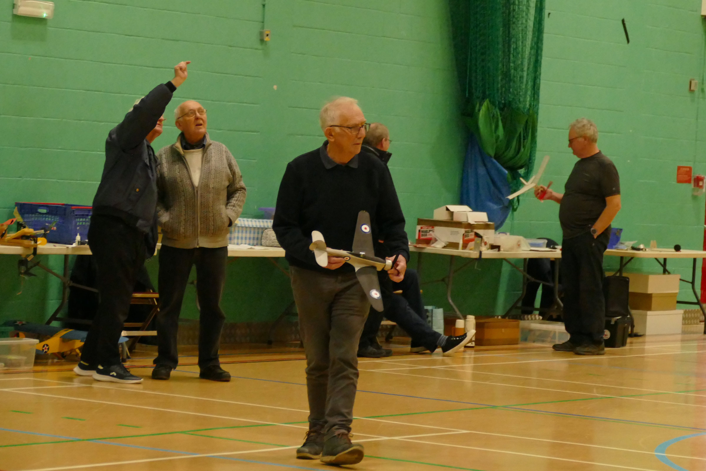  Chris Blanch with his Bristol Type 138 Bushfield 29th March 2026 he also placed 7th in intermediate Scale using his Bristol Type 138 at the BMFA indoor championships 2026. 