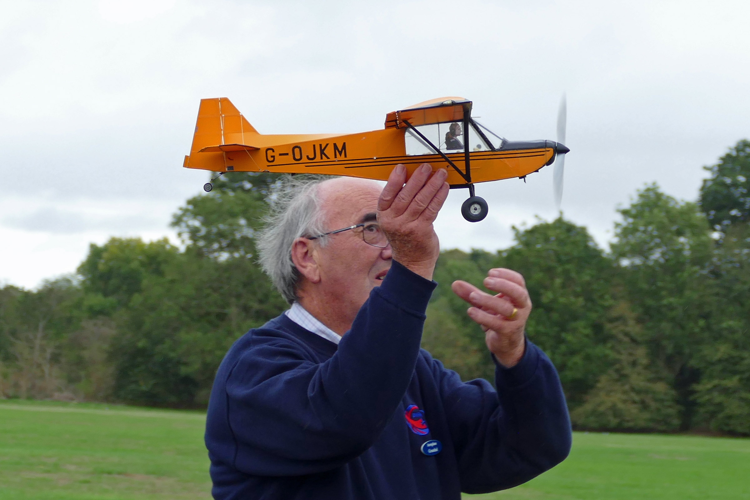 Mike Smith beat Mike Stuart by only one & half points to win Open Rubber Co2 Electric Kit Scale with his RANS S7 Courier Flying Aces 2026.