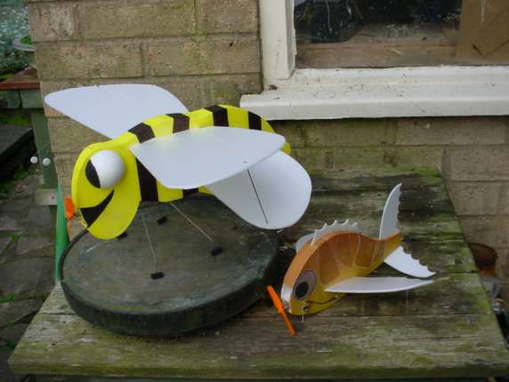 Bee and fish